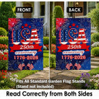 250 Anniversary Usa Garden Flag - 250 Years Of Freedom Double Sided 3-Ply American Patriotic Flags 1776-2026, Uv Protection Fade Resistant 12X18 Inch Yard Flag Commemorative Merchandise For Outdoor Celebration