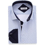 Alex Vando Mens Printed Dress Shirts Long Sleeve Regular Fit Button Down Shirt
