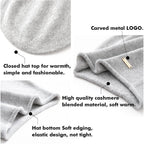 Knit Slouchy Beanie Hats For Women Cashmere Ski Cap Knitted Wool Soft Warm Winter Hat