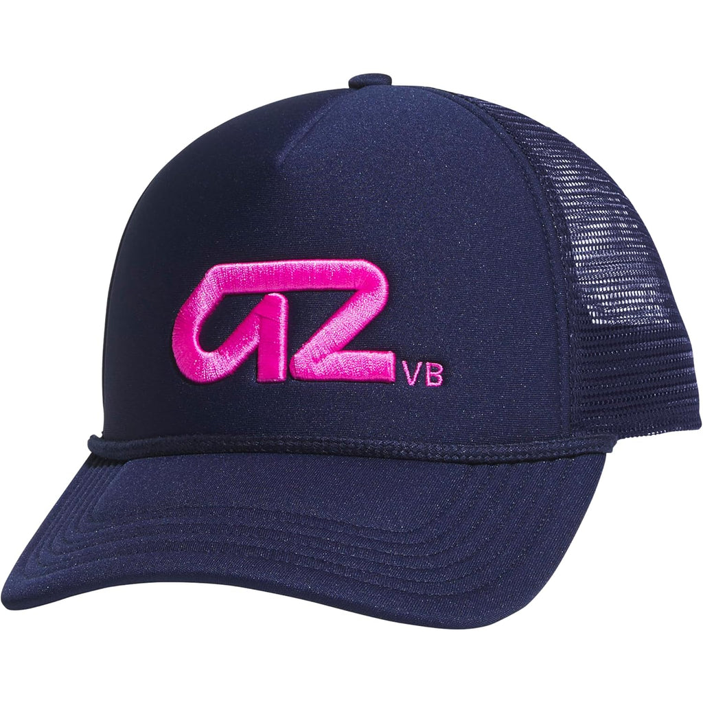 adidas Unisex Trucker Hat – Sport Snapback Cap Team Navy Blue 2/Atlanta Pink