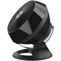 Vornado 660 Large Air Circulator Fan, 4-Speed, Whole Room Electric Fan With 90-Degree Tilt, Chrome Glide Bar, Quiet Cooling For Bedroom, Office, Dorm Room, Black Indoor