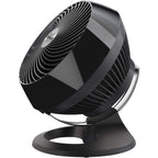 Vornado 660 Large Air Circulator Fan, 4-Speed, Whole Room Electric Fan With 90-Degree Tilt, Chrome Glide Bar, Quiet Cooling For Bedroom, Office, Dorm Room, Black Indoor