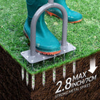 Walensee Manual Lawn Aerator Tool With 15 Iron Spikes, Garden Spike Aerator | Alternative To Aerator Shoes, Patented Grass Aerator Creates Small Holes For Easier Lawn Aeration And Healthier Roots.