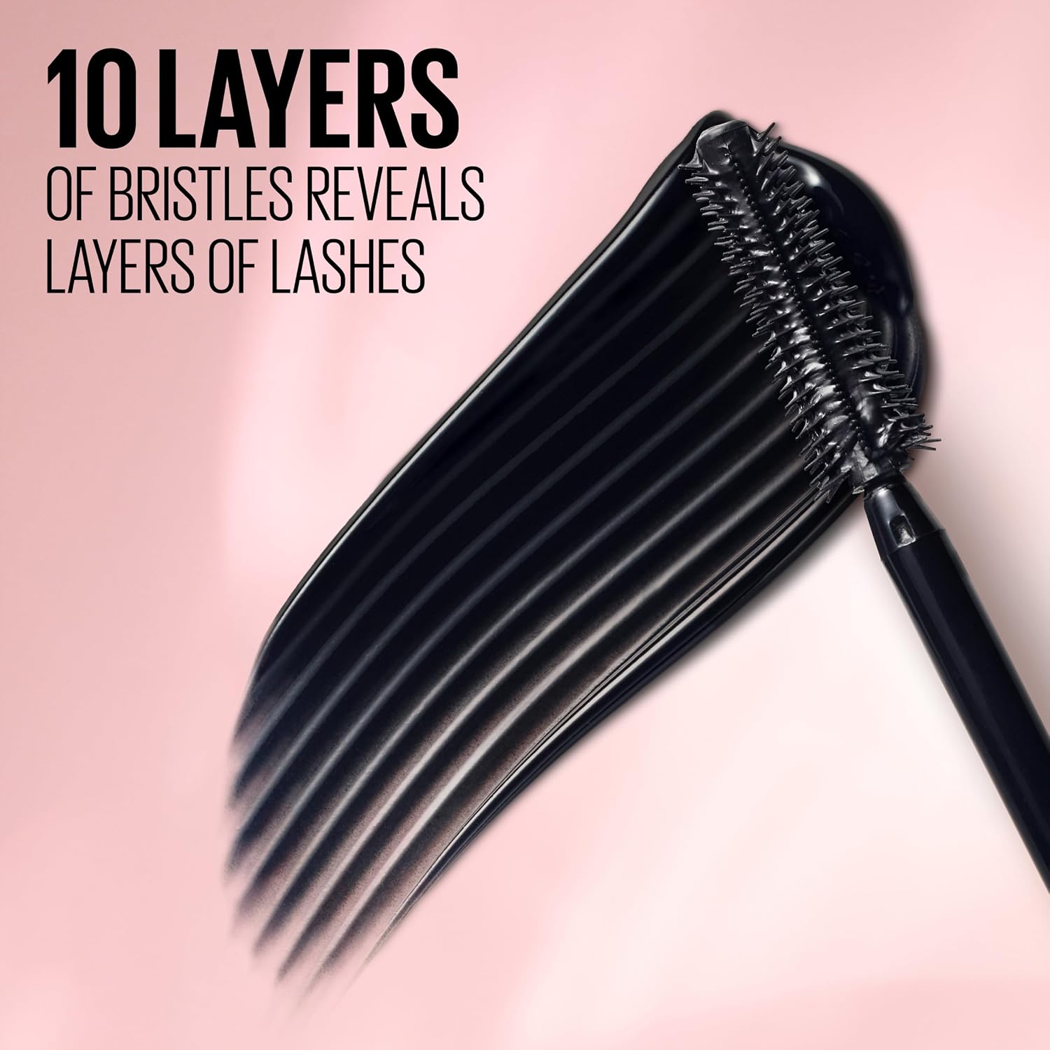 Maybelline Lash Sensational Washable Mascara, Lengthening And Volumizing For A Full Fan Effect, Brownish Black, 1 Count