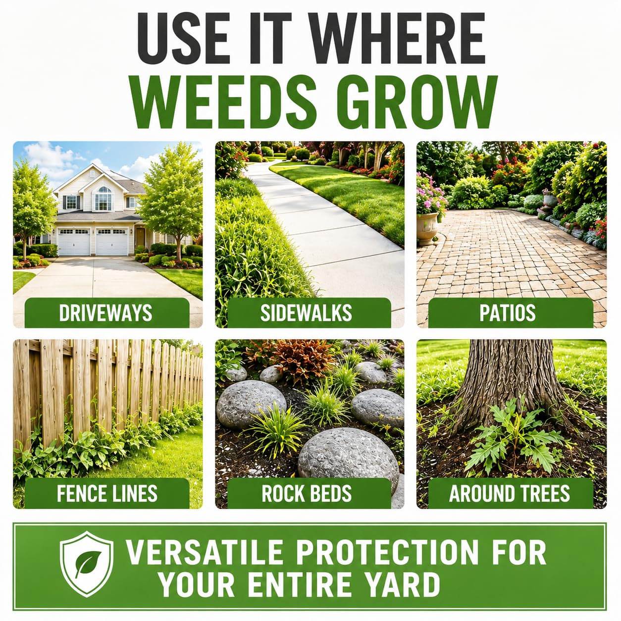 Just For Pets Pet Safe Weed Killer Spray, Fast-Acting Natural Weed & Grass Killer, No Glyphosate, Ready-To-Use 1 Gallon (128 Oz), Safe For Dogs & Pets