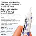 Blinkbetter Betterlids Eyelid Ointment For Dry, Itchy & Sensitive Eyelids – Deep-Moisturising Oat Complex With Shea Butter & Panthenol To Hydrate, Nourish & Soothe Delicate Eyelid Skin – 0.34 Oz