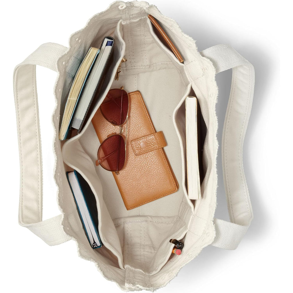 Lands' End Open Top Canvas Tote Bag