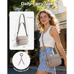 BAGSMART Cross Body Purse, Small Crossbody Bags for Women Travel Purse, Casual Shoulder Handbag Wallet