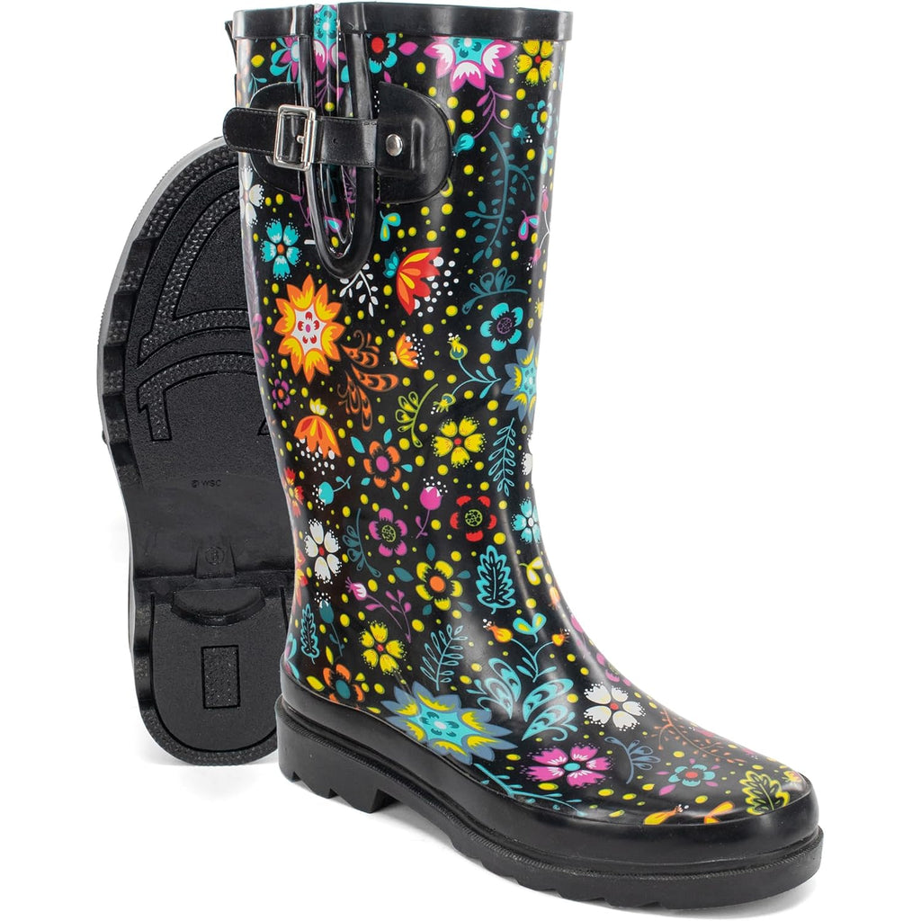 Western Chief Women'S Tall Waterproof Rain Boot Outdoor Garden Shoes