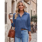 Zeagoo Blouses For Women Dressy Casual Long Sleeve Button Down Shirts Collared Summer Tops Fall Fashion Clothes