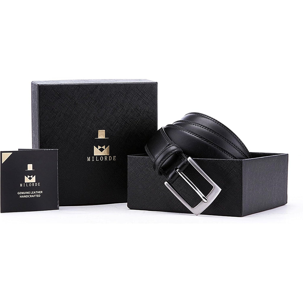 Men'S Genuine Leather Dress Belt, Handmade, 100% Cow Leather, Fashion & Classic Designs For Work Business And Casual