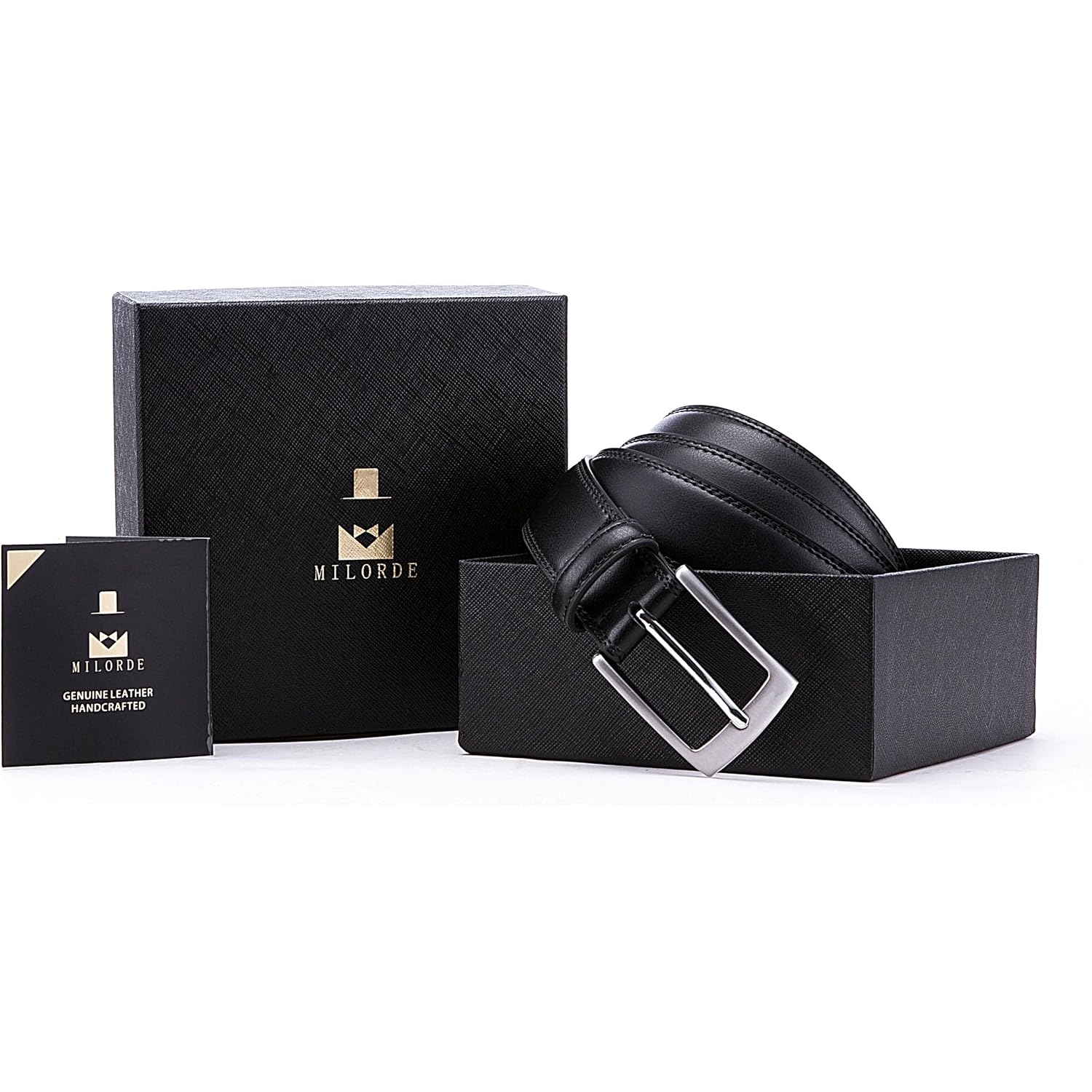Men'S Genuine Leather Dress Belt, Handmade, 100% Cow Leather, Fashion & Classic Designs For Work Business And Casual