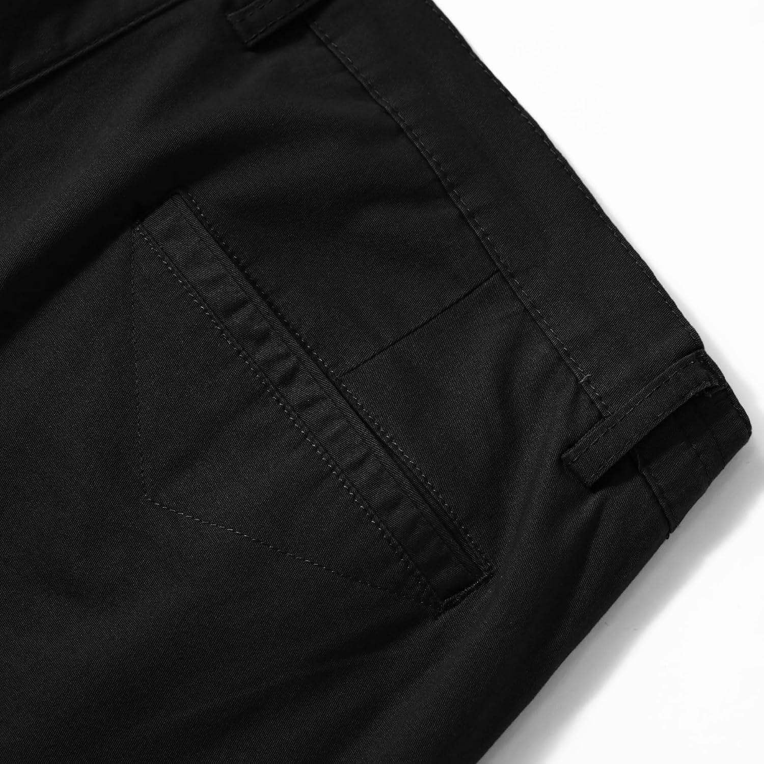 Men'S Flat Front Chino Shorts Casual Summer Cotton Elastic Waist Beach Vacation Outfits With Pockets For Walking