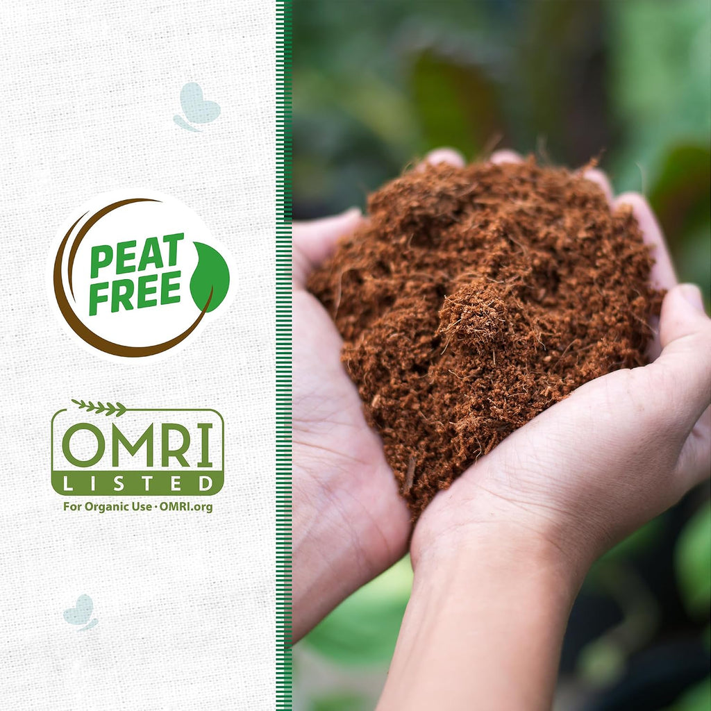 Back To The Roots Organic Coir, 51 Quart Expanding Soil, Great For Seeds And Potting