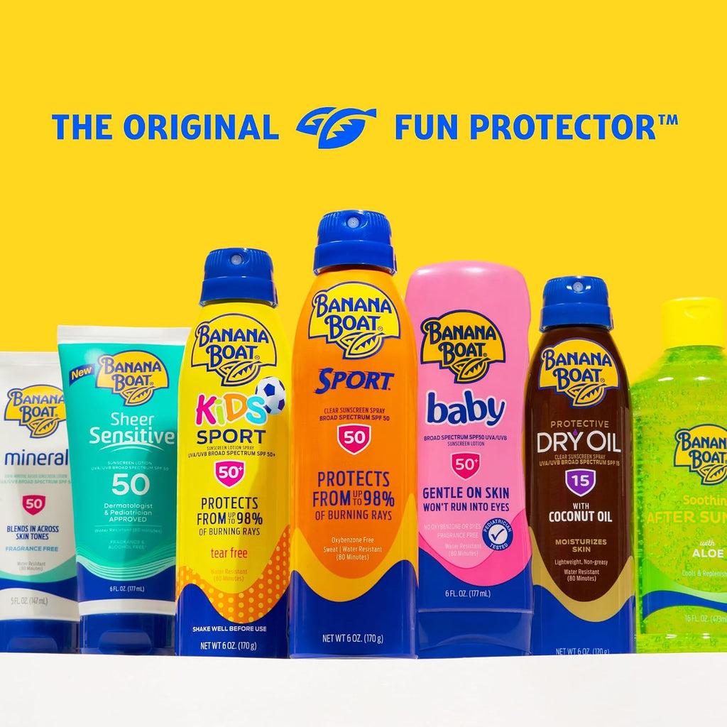 Banana Boat Soothing After Sun Gel With Aloe Twin Pack | Aloe Vera Gel, Sunburn Relief, After Sun Care, 16 Fl Oz Each