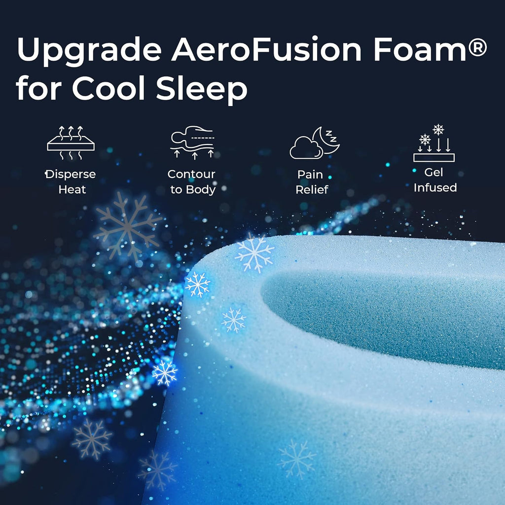 12 Inch Full Mattress, Cooling Memory Foam Mattress In A Box, Full Size Mattress For Pressure Relief And Cool Sleep, Medium Plush, Certipur-Us Certified