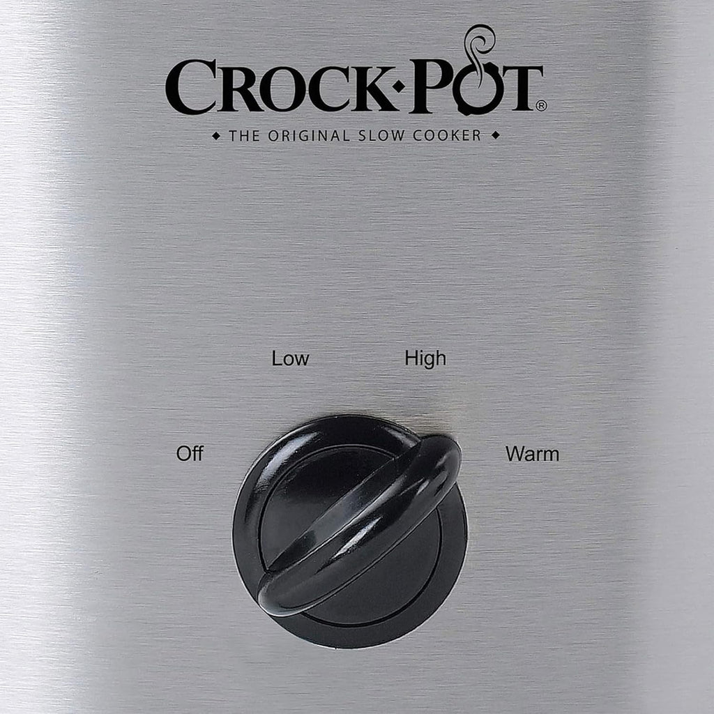 Crock-Pot Sccpvl600S Cook' N Carry 6-Quart Oval Manual Portable Slow Cooker, Silver