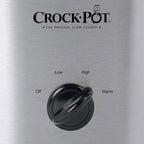 Crock-Pot Sccpvl600S Cook' N Carry 6-Quart Oval Manual Portable Slow Cooker, Silver