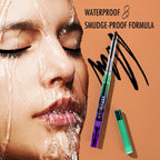 Bepholan Black Gel Eyeliner Pencil, Waterproof Smudge Proof Eyeliner Long-Lasting Matte Eye Liner Retractable With Built-In Sharpener For Waterline & Daily Makeup (Black)