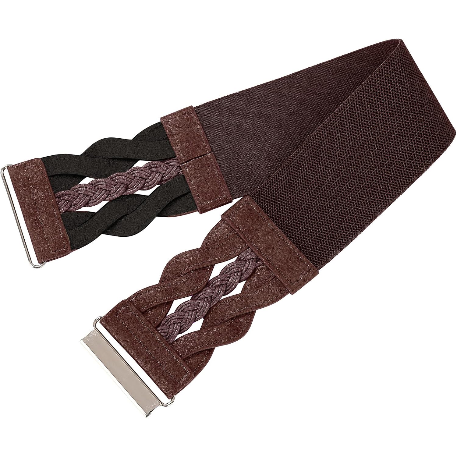 GRACE KARIN Women's Elastic Wide Belts Vintage Stretchy Belt Retro Fashion Cinch Belts for Dresses