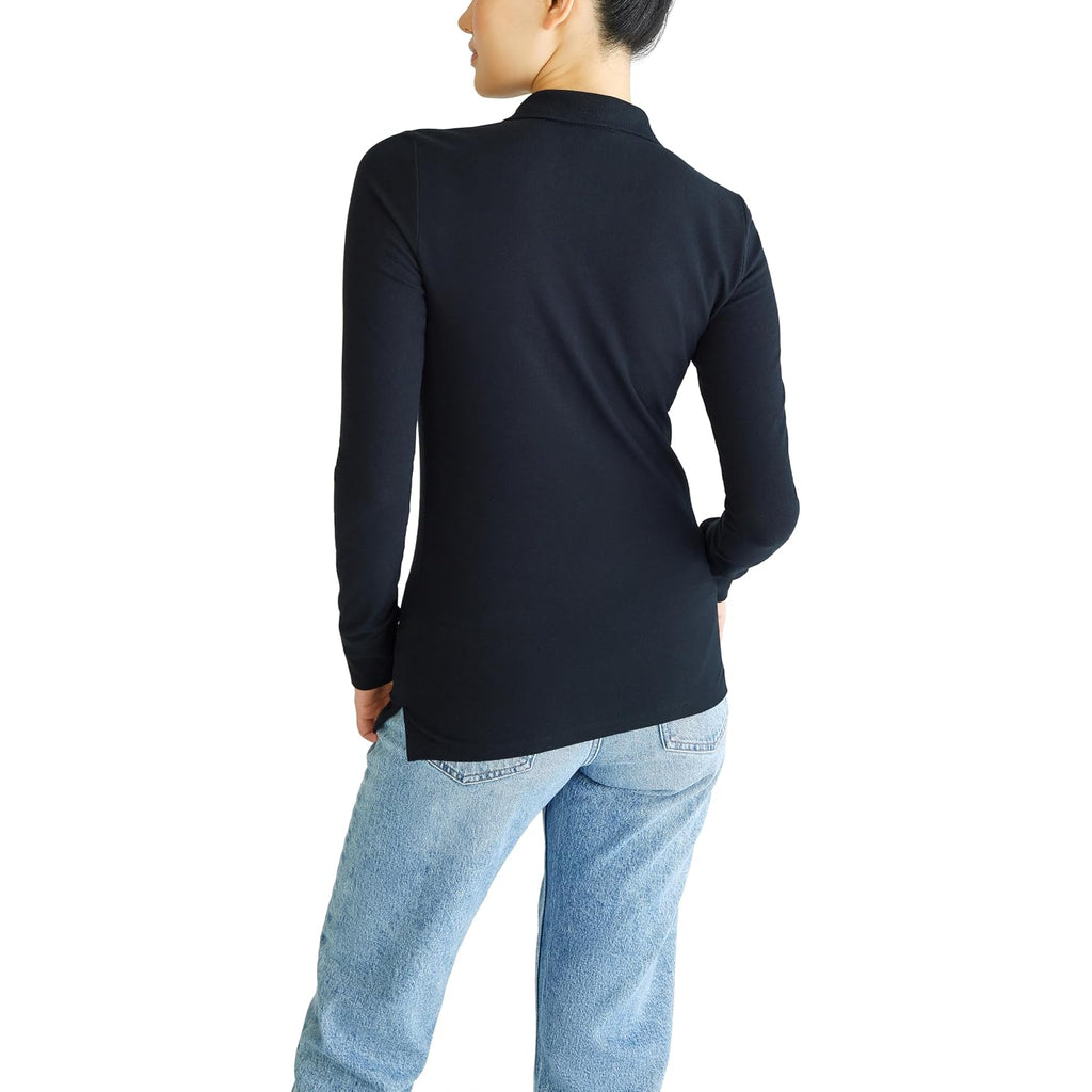 Aeropostale Women'S Aero Uniform Polo Long Sleeve