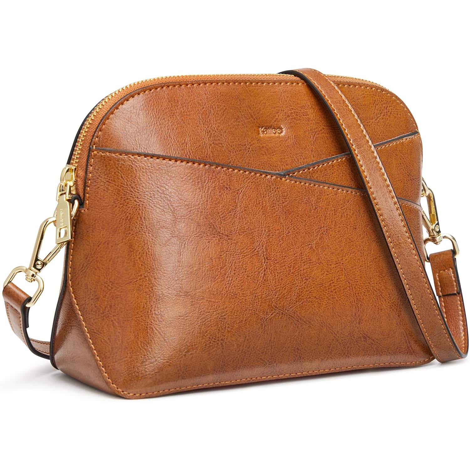 Kattee Small Leather Crossbody Bags For Women, Trendy Purses Handbags Shoulder Bag, Genuine Leather Cross Body Bag For Woman