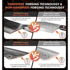 7.5″ Cleaver Knife, Chef’S Knives – Hand Forged, German High Carbon Stainless Steel Butcher Knife With Full Tang Handle For Home Kitchen & Restaurant