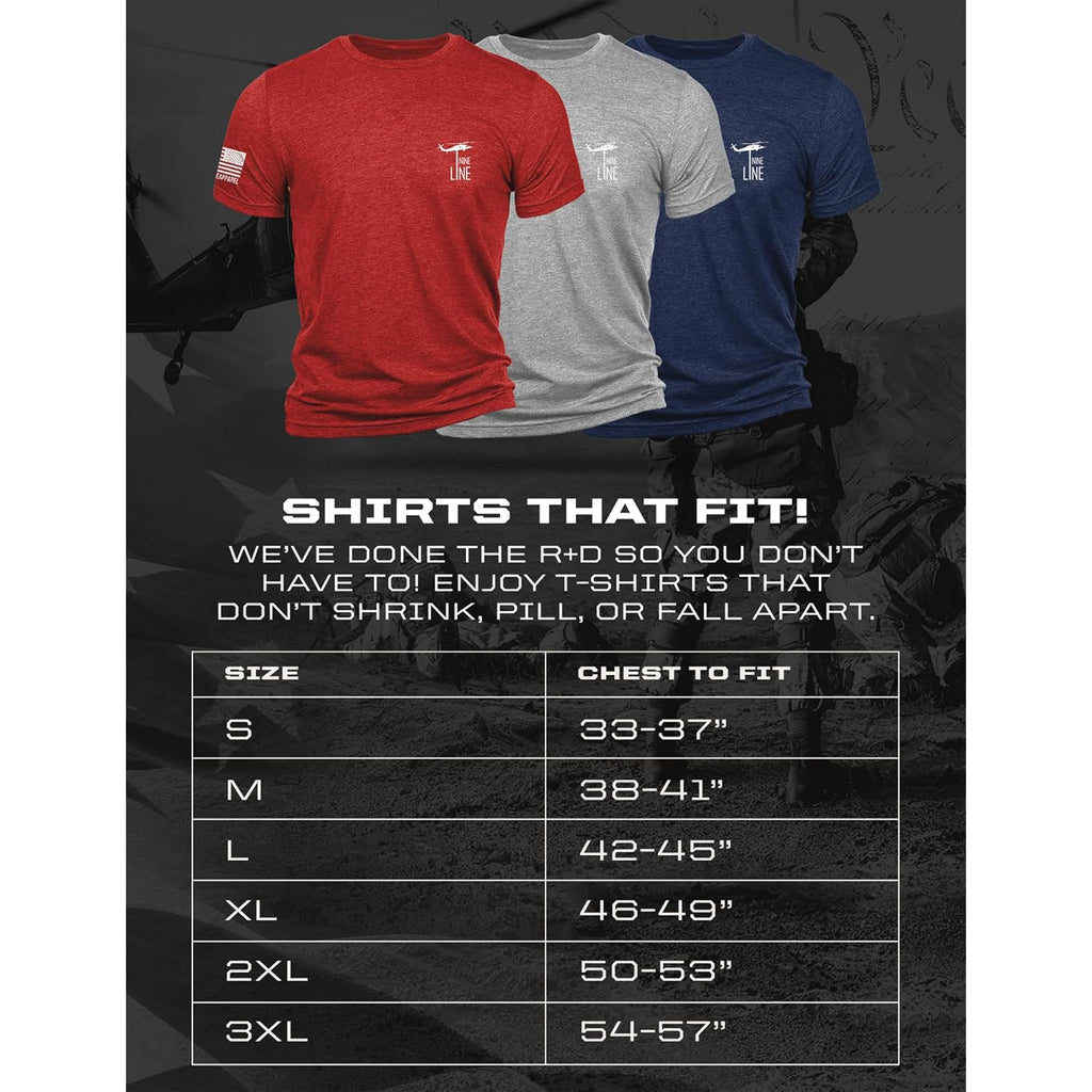 Nine Line American Flag T-Shirt For Men, Usa Made Patriotic Shirt, 9 Line Apparel, Military Veteran Shirt, Freedom Shirt