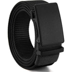 Chaoren 1.5" Nylon Ratchet Belts For Men - Adjustable Casual Work Belt With Slide Buckle - Trim To Fit