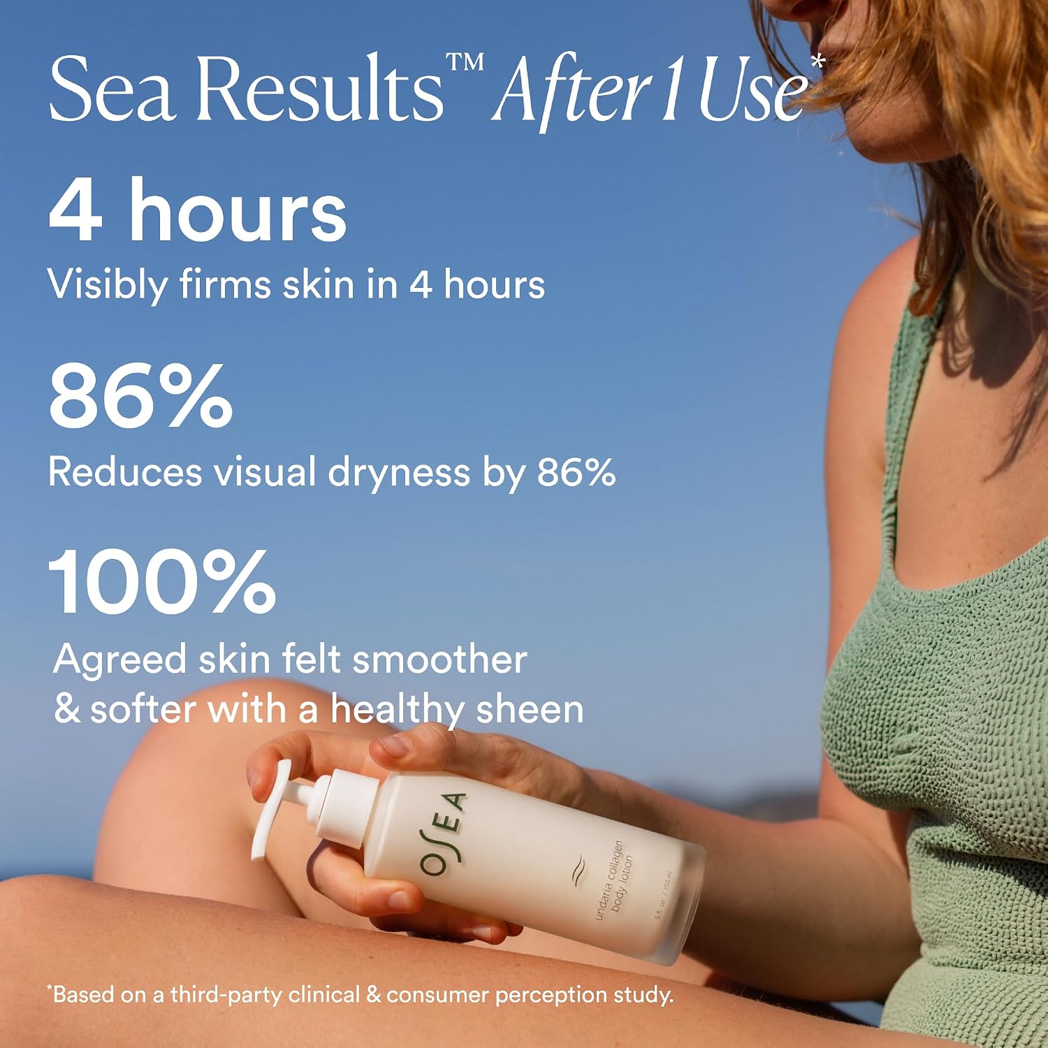 Osea Undaria Algae™ Body Lotion 5 Oz - Ultra-Hydrating & Lightweight Body Lotion - Firms Skin In 4 Hours - Packed With Undaria Seaweed & Hyaluronic Acid - For Dry, Normal, & Combination Skin