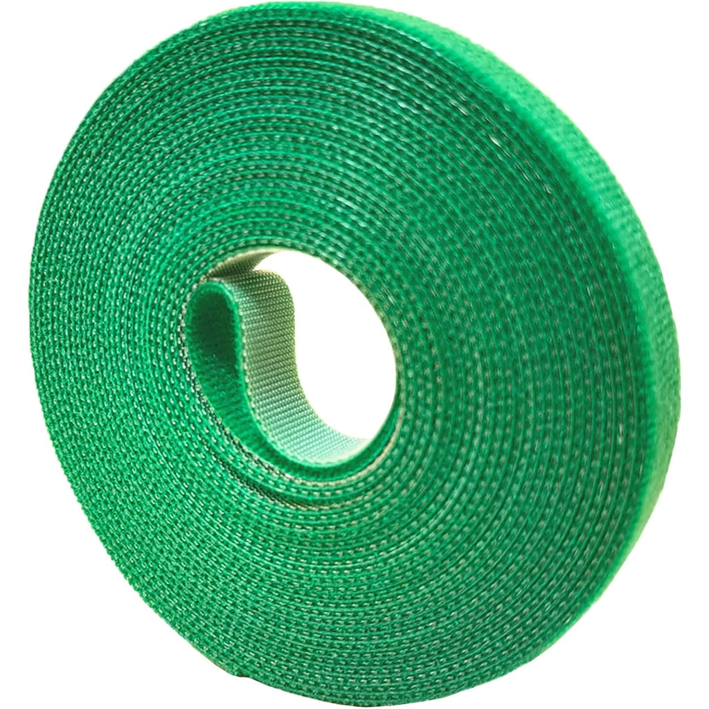 Garden Tie Green Tape, Plant Supports, Gentle On Plants (16.4Ft × 0.6 Inch, 1 Roll, Green)