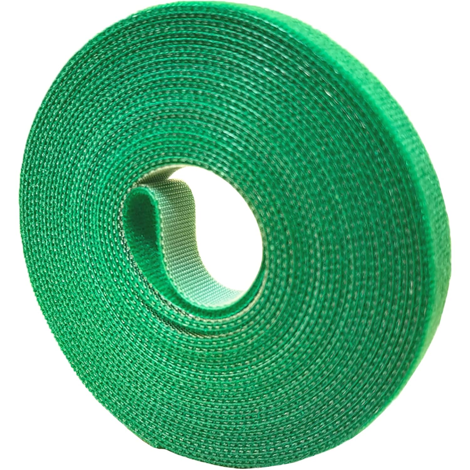 Garden Tie Green Tape, Plant Supports, Gentle On Plants (16.4Ft × 0.6 Inch, 1 Roll, Green)