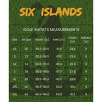 Six Islands Men'S Golf Hybrid Shorts 9 Inch Inseam With Pockets Quick Dry Stretch Flat Front Casual Work Dress Shorts For Men