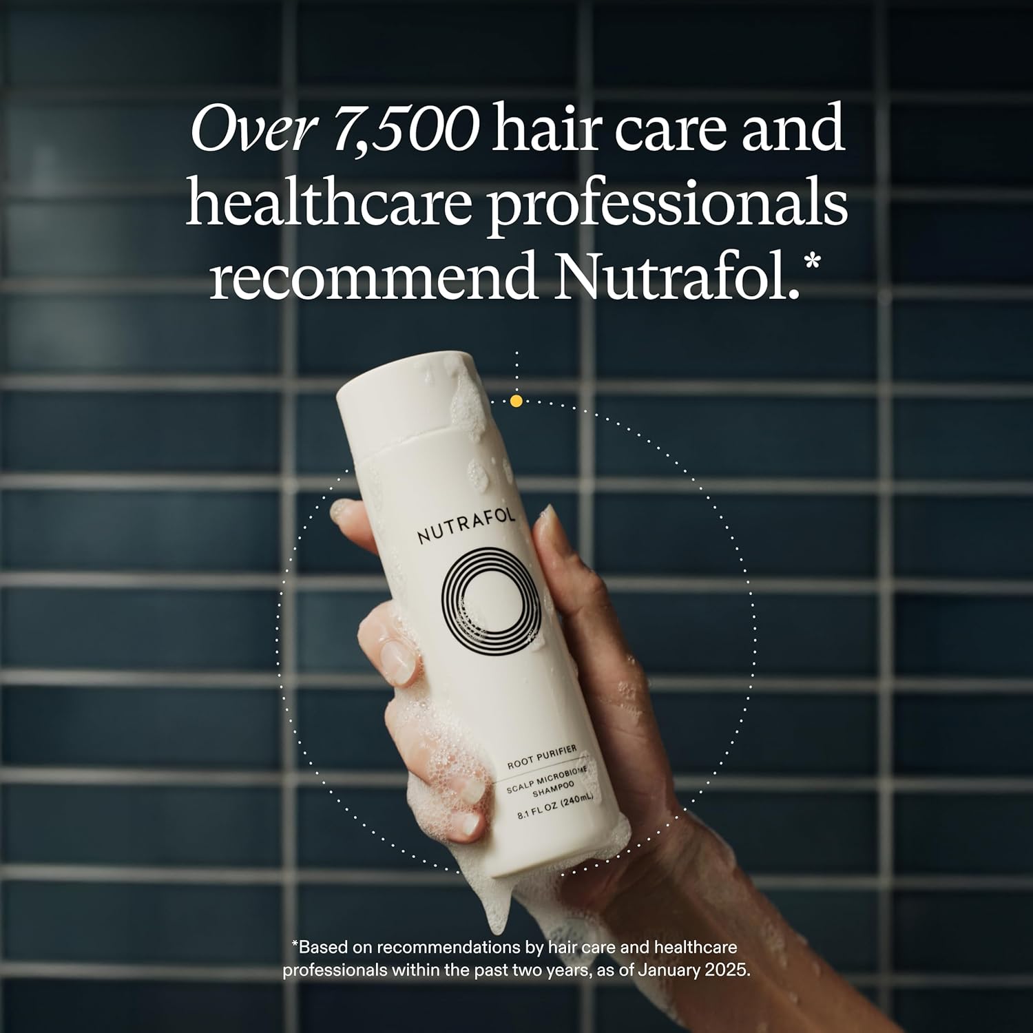 Nutrafol Shampoo, Cleanse and Hydrate Hair and Scalp, Improves Hair Volume, Strength and Texture, Physician-formulated for Thinning Hair, Color Safe, Sulfate Free.