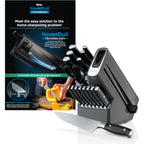 Ninja™ Neverdull® Knife Block Set | 17 Piece Kitchen Knife System With Built-In Sharpener | Rust Resistant, German Stainless-Steel Knives | Black | K32017