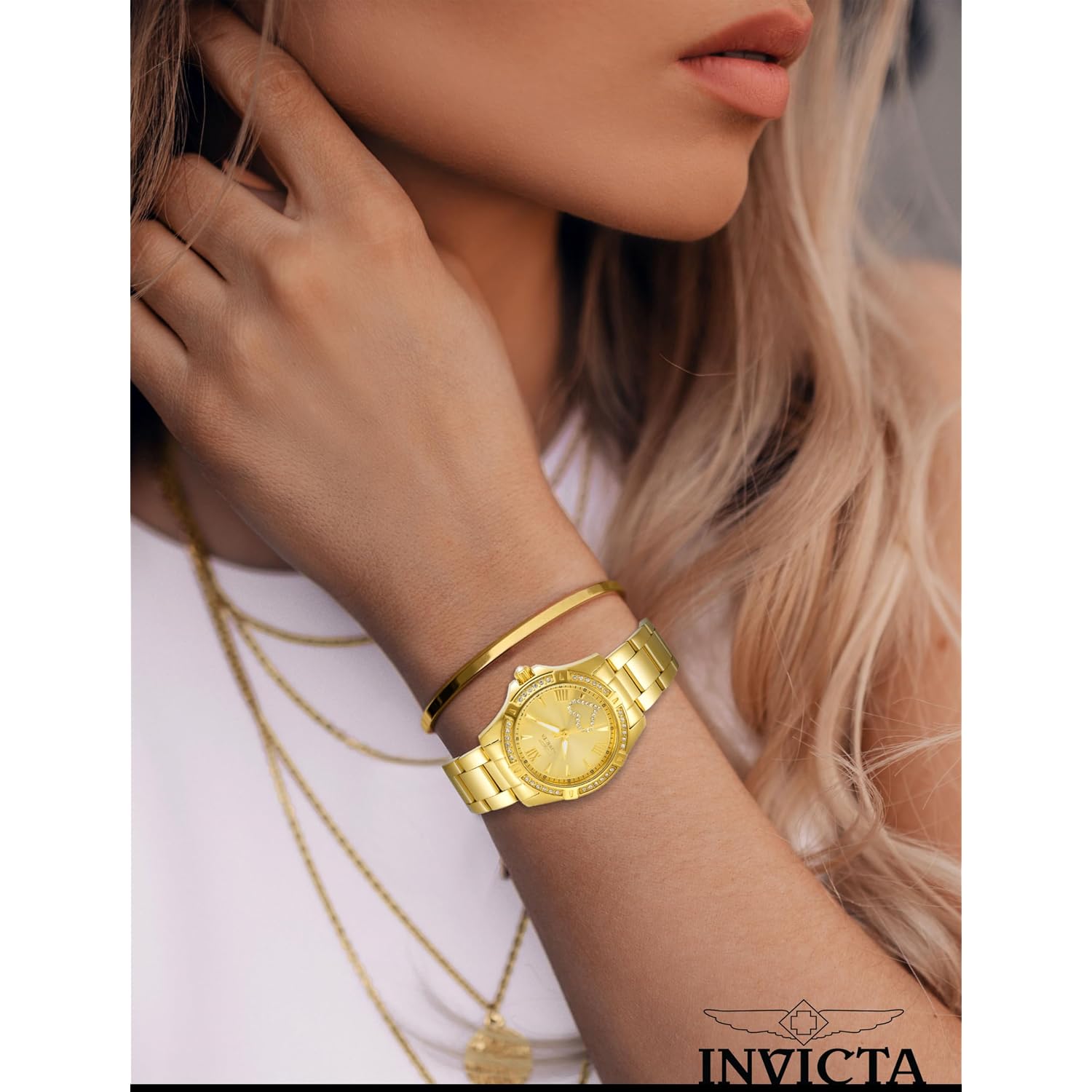 Invicta Angel 21384 Women'S Quartz Watch - 34 Mm