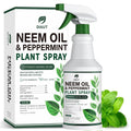 Neem Oil Spray For Plants With Peppermint Oil, Easy Ready To Use Natural Plant Wash And Foliage Care For Indoor And Outdoor Plants, Gardens, Houseplants & Vegetables, 16 Oz