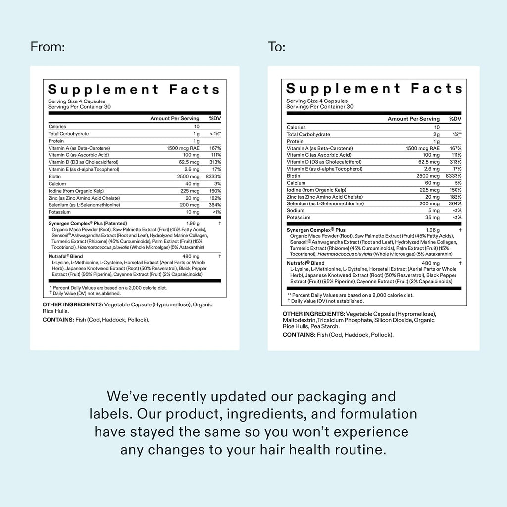 Nutrafol Women'S Balance Hair Growth Supplements, Ages 45 And Up, Clinically Proven For Visibly Thicker Hair And Scalp Coverage In 3-6 Months, Dermatologist Recommended - 1 Month Supply Refill Pouch