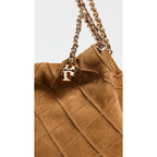 Tory Burch Women'S Fleming Suede Hobo Bag