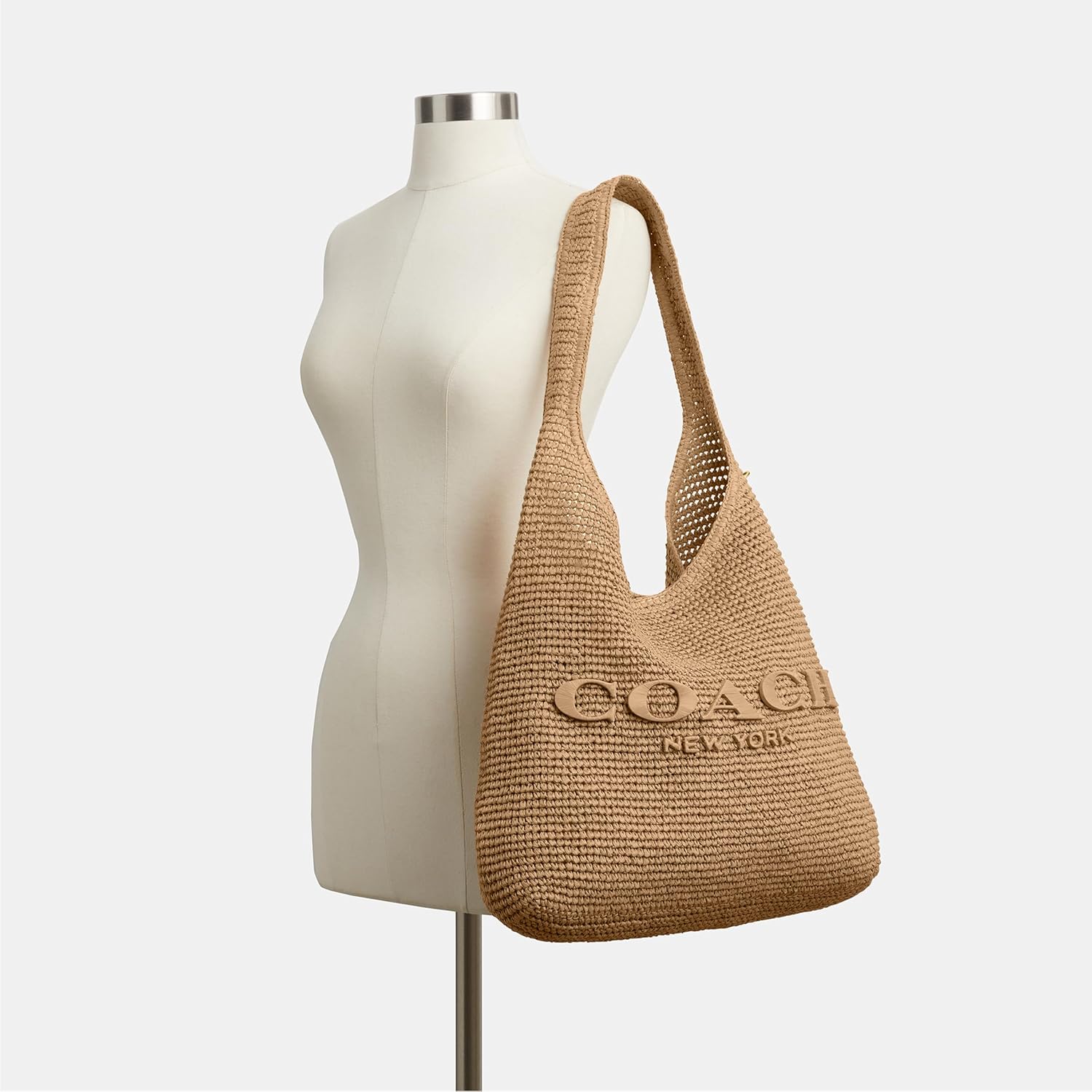COACH Brooklyn Shoulder Bag 39 in Straw