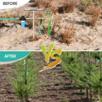 Stainless Steel Deep Root Tree Watering Tool,Root Feeder With Fertilizer Bottle Watering Wand Irrigation System Watering Stake,For Trees Bushes Shrubs Fruit Trees With Brass Valve T-Handle
