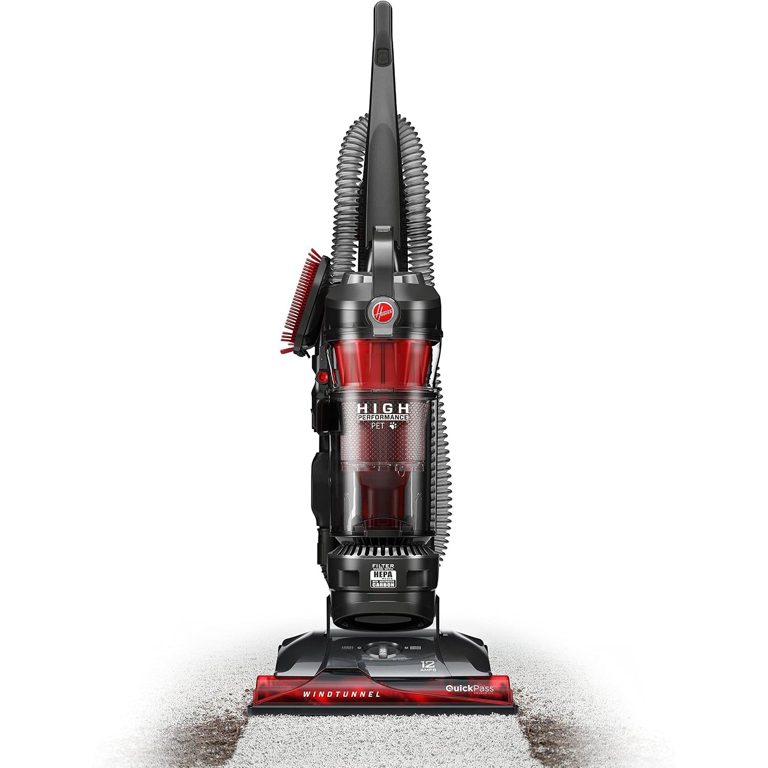 Hoover Windtunnel 3 Max Performance Pet Bagless Vacuum Cleaner, Corded Upright Vac, Hepa Media Filtration, Quick Pass Brushroll, Corded Vacuum Cleaners For Home Use