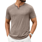 Coofandy Men'S T Shirts Short Sleeve Casual V Neck T-Shirt Soft Notch Neck Tee Classic Plain Shirts