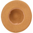 Nautica Womens Straw Hat - Short And Wide Brim Lightweight Sun Hats For Women - Sun Protection Hat For Beach & Travel