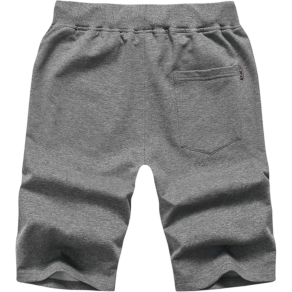 Creatmo Us Men'S Shorts Zipper Pocket Elastic Waist Stretch Summer Casual Beach