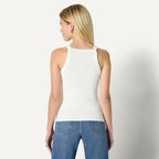 Amazon Essentials Women's Slim-Fit Stretch Rib High-Neck Tank with Consistent Stretch