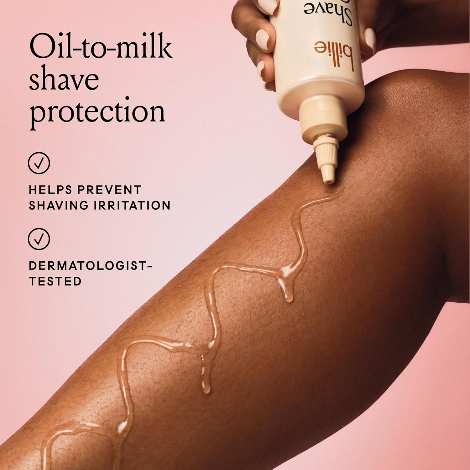 Billie Shave Glaze - Shaving Oil - Oil-to-milk shave protection - Coco Villa scent - 8oz
