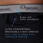 Organic Signatures Men'S Boxers Organic Cotton, Soft Boxers For Men, 3-Pack