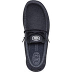 Heydude Men'S Wally Stretch Jersey Slip On Shoes | Lightweight Comfortable Travel Loafers With Elastic Laces