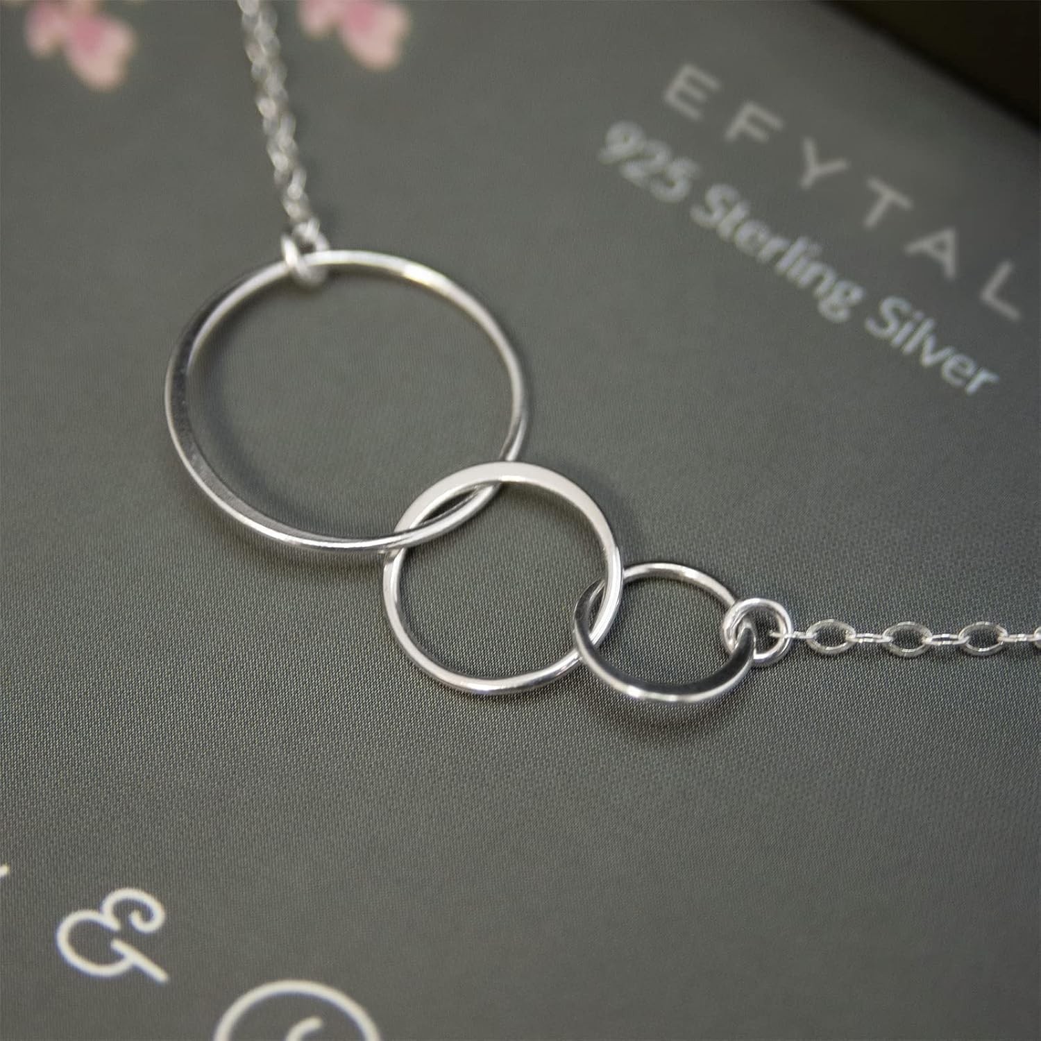 EFYTAL Mom Necklace for Women, Sterling Silver or 14K Gold Mothers Necklace, Mothers Day Gifts for Mom, Mama Necklaces